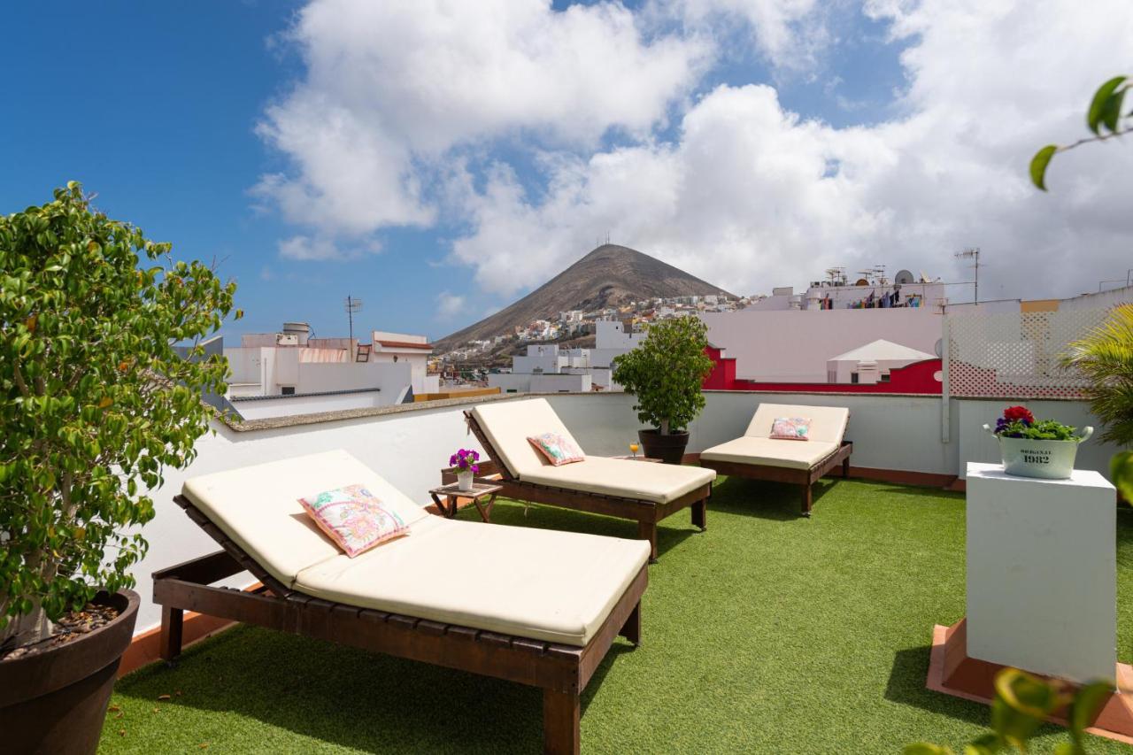 Villa The Yellow House - Solarium - Climatized Pool Galdar
